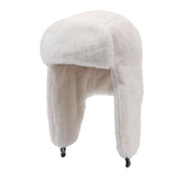 Winter plush Lei Feng hat for men and women, Korean version, warm imitation rabbit fur cold hat, outdoor cycling, cold proof, Northeast thick cotton hat
