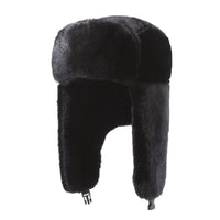 Winter plush Lei Feng hat for men and women, Korean version, warm imitation rabbit fur cold hat, outdoor cycling, cold proof, Northeast thick cotton hat