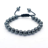 8mm Tiger Eye Stone Beads Bracelet Adjustable Braided Rope Bangles Natural Lava Rock Men Women Yoga Healing Balance Bracelets