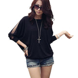 Mesh Patchwork Loose Tees Top