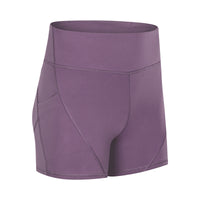 Anti-sweat Plain Sport Athletic Shorts for Women