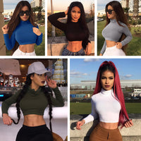Slim Crop Tops