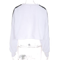 Women's Oversize Crop Hoodies Sweatshirt
