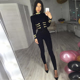 Women's Elegant Long Sleeve Bandage Jacket