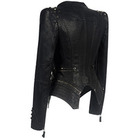 Womens Faux Leather All Season Jacket