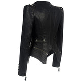 Womens Faux Leather All Season Jacket