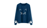 Cat Print Sweatshirts