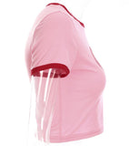 Summer Love heart Print Short Sleeve T-Shirt