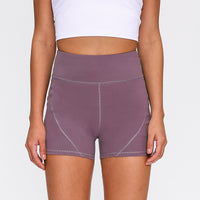 Anti-sweat Plain Sport Athletic Shorts for Women