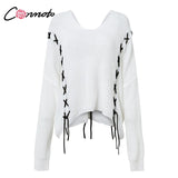 Criss-cross Chic Casual Jumper