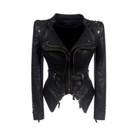 Womens Faux Leather All Season Jacket