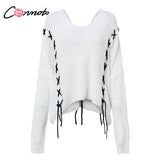 Criss-cross Chic Casual Jumper