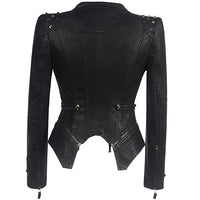 Womens Faux Leather All Season Jacket