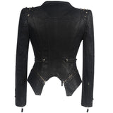 Womens Faux Leather All Season Jacket