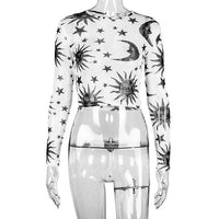 Women's Transparent Mesh T-Shirt