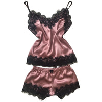 Women's Satin Pajama Set