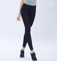 High Waist Stretch Yoga Pants Women Dyed Quick Drying Workout Fitness Elastic Tight Sport Yoga Legging Pants Slim
