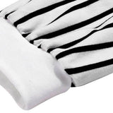 Striped Slim Women Patchwork Sleeve Fashion O-Neck Blouse Tops Long