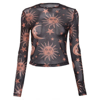 Women's Transparent Mesh T-Shirt