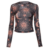 Women's Transparent Mesh T-Shirt