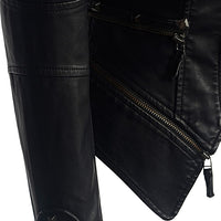 Womens Faux Leather All Season Jacket