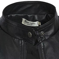 Women  Winter Black Faux Leather Jackets