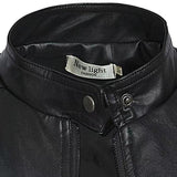 Women  Winter Black Faux Leather Jackets