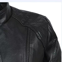 Women  Winter Black Faux Leather Jackets