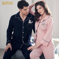 J&Q Couples Arrival Cotton Pajama Set