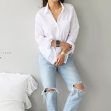 Spring One Pocket Casual Shirt