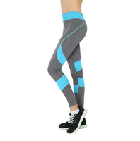 Women Solid Patchwork Gym Leggings