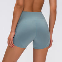 Anti-sweat Plain Sport Athletic Shorts for Women