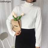 Retro Chic Long Sleeve Turtleneck