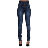 Spring Summer Woman skinny jeans Denim Pencil Pants Top Brand Stretch Jeans High Waist Pants Women High Waist Jeans