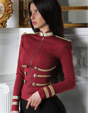 Women's Elegant Long Sleeve Bandage Jacket