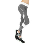 Women Solid Patchwork Gym Leggings