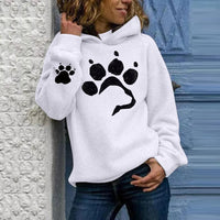 Dog paw Print Women's Hoodies
