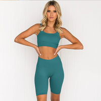 2PCS/Set Seamless Fitness Women Yoga Suit