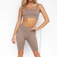 2PCS/Set Seamless Fitness Women Yoga Suit