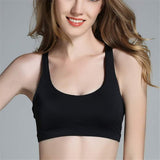 Women Cross Yoga Sports Bra Sport Top Brassiere Fitness Gym Bras